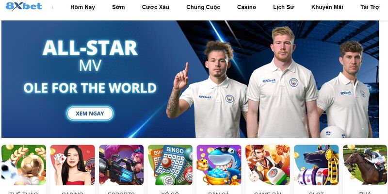 Tại sao người chơi nên chọn 8xbet?